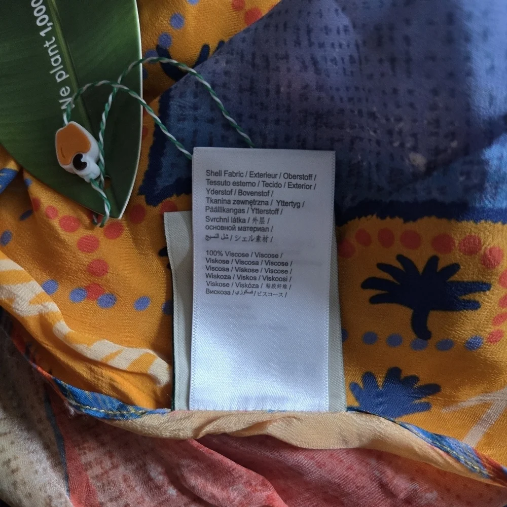 New Farm Rio Carioca Panneaux Pareo Sarong Beach Swim Dress Coverup One Size NWT